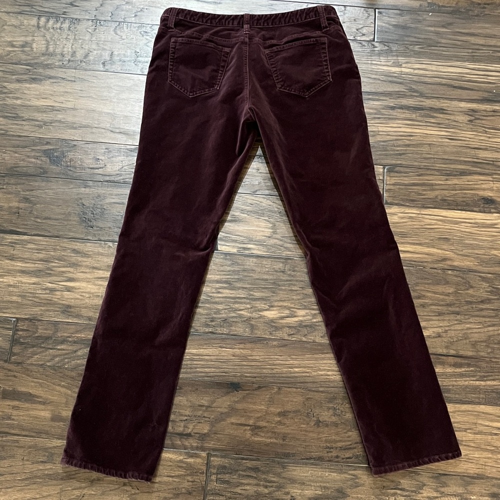 Deep Burgandy Velvet Jeans from Sundance - Picture 4 of 4